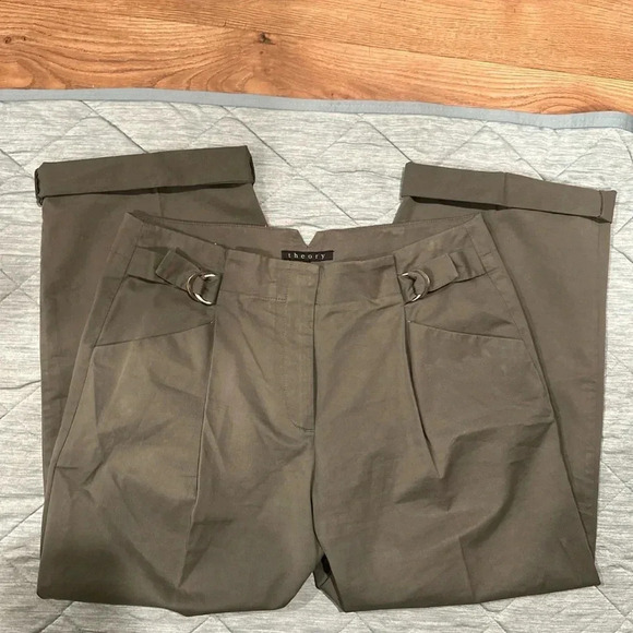 THEORY WOMENS PANTS WIDE LEG 6
OLIVO COLOR ITS HAVE TINY SPOTS SEE PICTURES
NEW - Picture 6 of 12